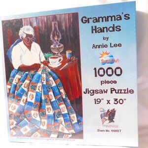 SUNSOUT Gramma's Hands 1000 Piece Puzzle by Annie Lee